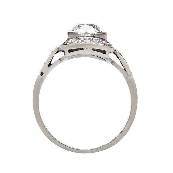 Vintage Sapphire Engagement Ring | Art Deco Sapphire Engagement Ring 