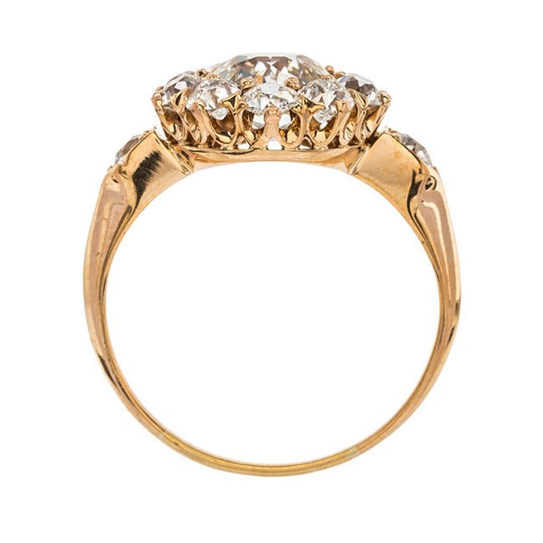 Vintage Rose Gold Halo Ring from Chicago | Chestnut Street from Trumpet & Horn