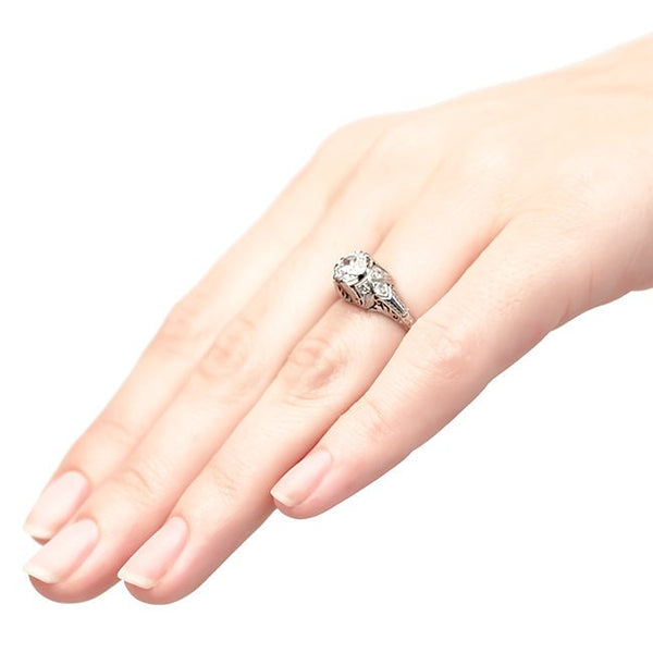 vintage Edwardian diamond engagement ring