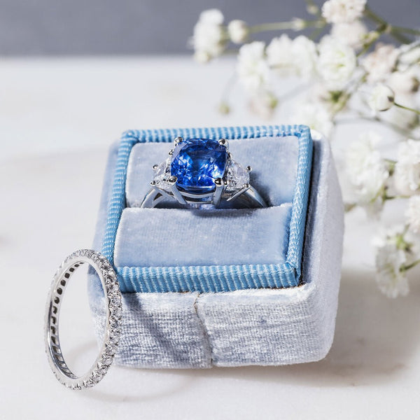 Cornflower Blue Sapphire Engagement Ring | Cienega from Trumpet & Horn