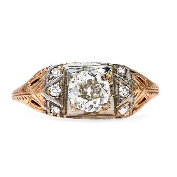 Lovely Mixed Metal Engagement Ring | Cole Valley from Trumpet & Horn