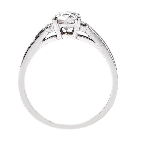 Classic and Refined Platinum Engagement Ring | Cooperstown from Trumpet & Horn