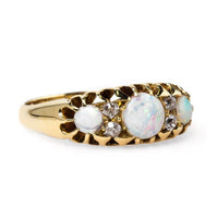 Dazzling Victorian Opal and Diamond Ring | Coventry from Trumpet & Horn