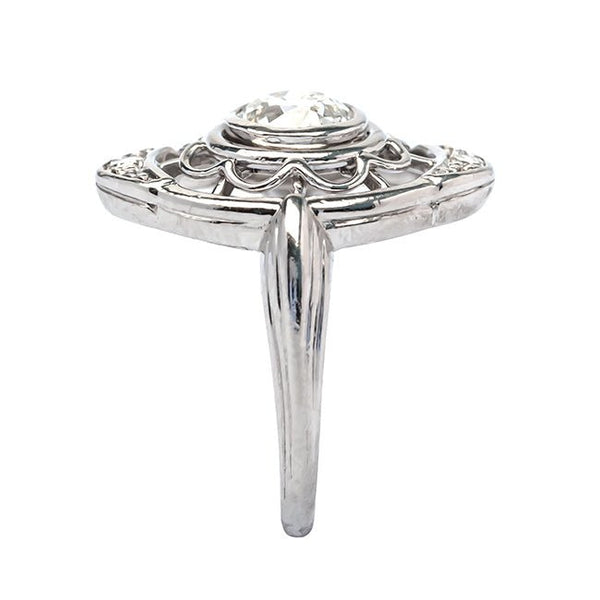 Dahlia vintage Art Deco ring from Trumpet & Horn
