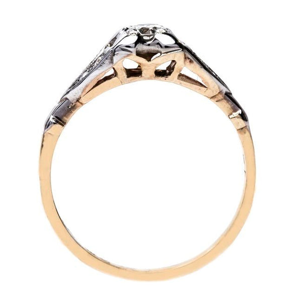 Unique Mixed Metal Engagement Ring | Danforth from Trumpet & Horn