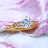 Vintage-Inspired Diamond Engagement Ring | Desert Cove