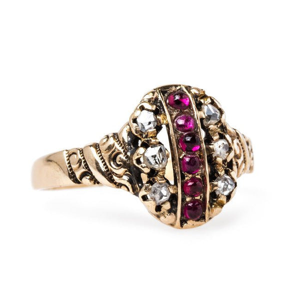 Beautiful and Unique Ruby Ring | Dexter from Trumpet & Horn