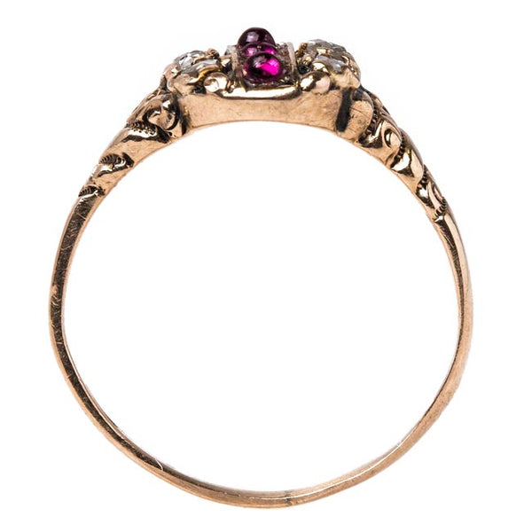 Beautiful and Unique Ruby Ring | Dexter from Trumpet & Horn