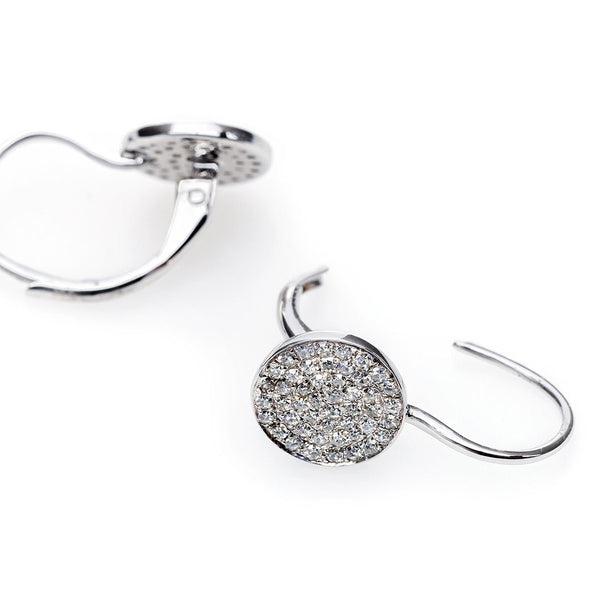 Diamond Disc Earrings | Gift her Trumpet & Horn