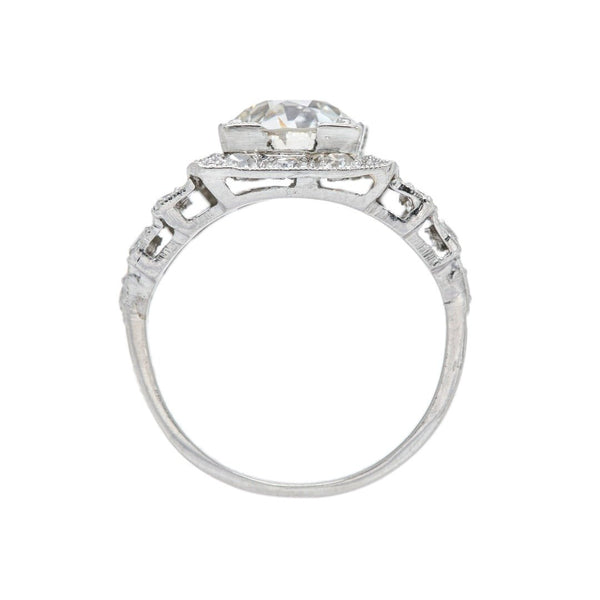 Brilliantly Bright Diamond Encrusted Art Deco Ring | Pinehurst Square