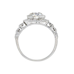 Brilliantly Bright Diamond Encrusted Art Deco Ring | Pinehurst Square