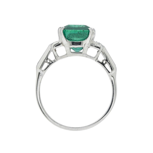 Perfect Mid-Century Emerald Ring with a BIG Look | Wintergreen