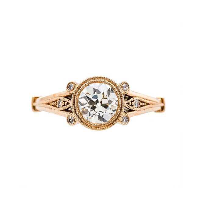 Art Nouveau Inspired Engagement Ring | Earlmar Drive