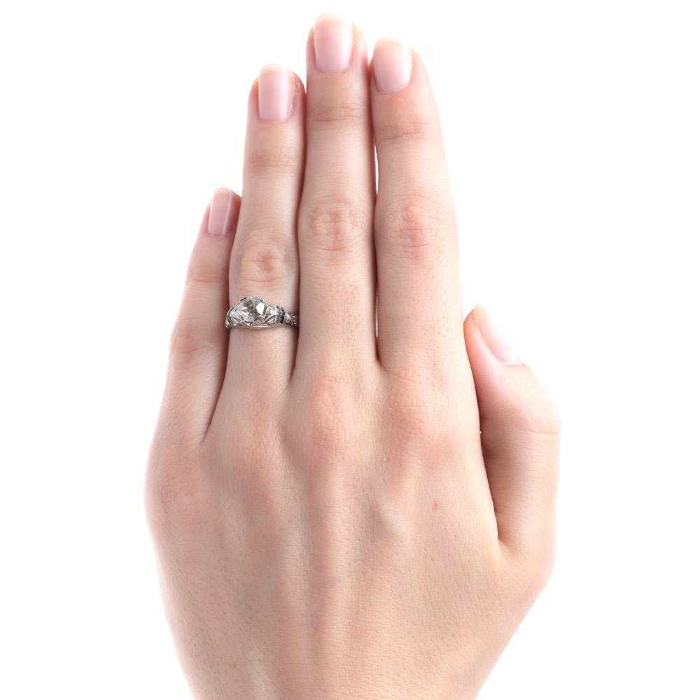 Delicate Edwardian Diamond Engagement Ring | Edenstone from Trumpet & Horn