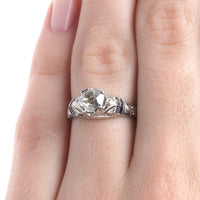 Delicate Edwardian Diamond Engagement Ring | Edenstone from Trumpet & Horn