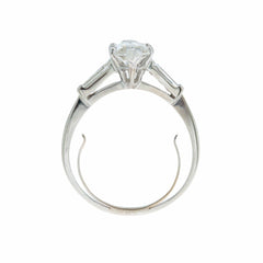 Impressive Mid-Century Marquise Diamond Engagement Ring | Edgewater