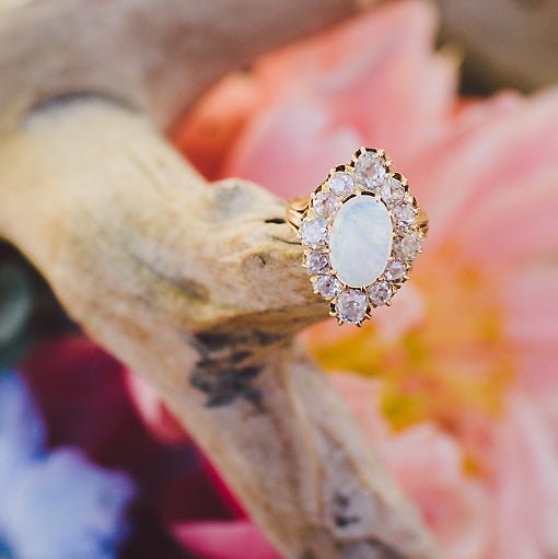 Bold Victorian Era Opal Cocktail Ring | Photo by Evangeline Lane