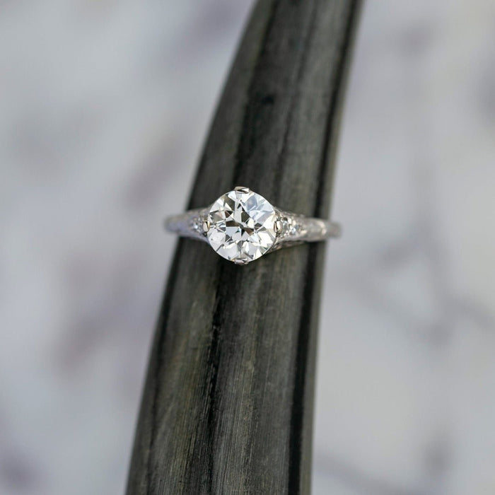 Edwardian 1.52ct Old European Cut Diamond Solitaire Ring | Fairmead