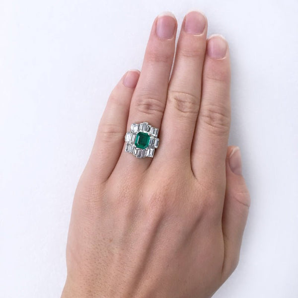 Exceptionally Unique Emerald and Diamond Ring | Fallbrook from Trumpet & HornExceptionally Unique Emerald and Diamond Ring | Fallbrook from Trumpet & Horn