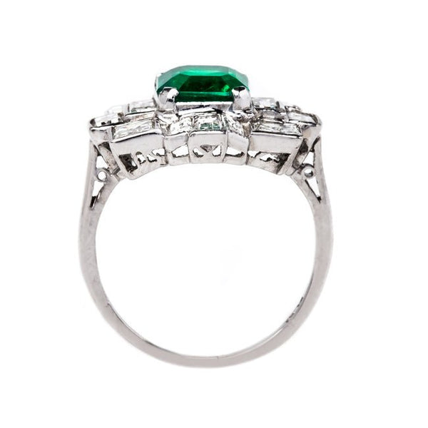 Exceptionally Unique Emerald and Diamond Ring | Fallbrook from Trumpet & Horn