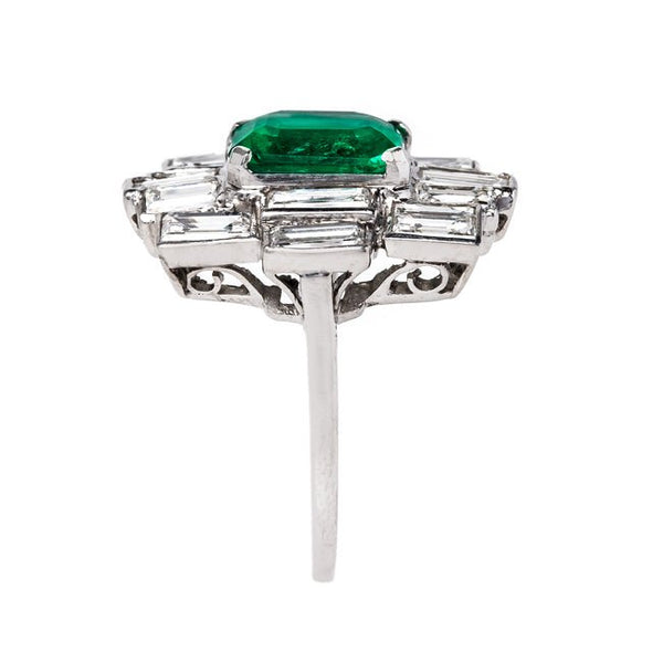 Exceptionally Unique Emerald and Diamond Ring | Fallbrook from Trumpet & Horn