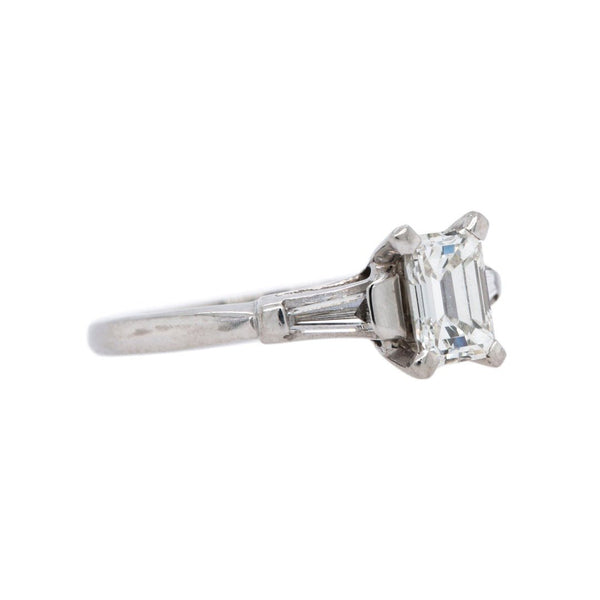 Timeless Art Deco Emerald Cut Diamond Engagement Ring | Fayette