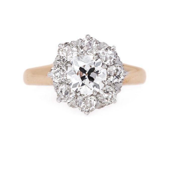 GIA Certified Victorian Halo Ring | Fern Valley from Trumpet & Horn