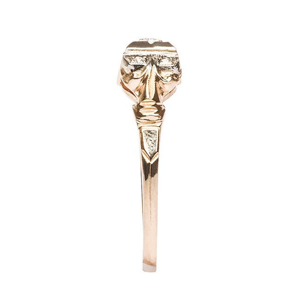Foxfire vintage art deco engagement ring from Trumpet & Horn