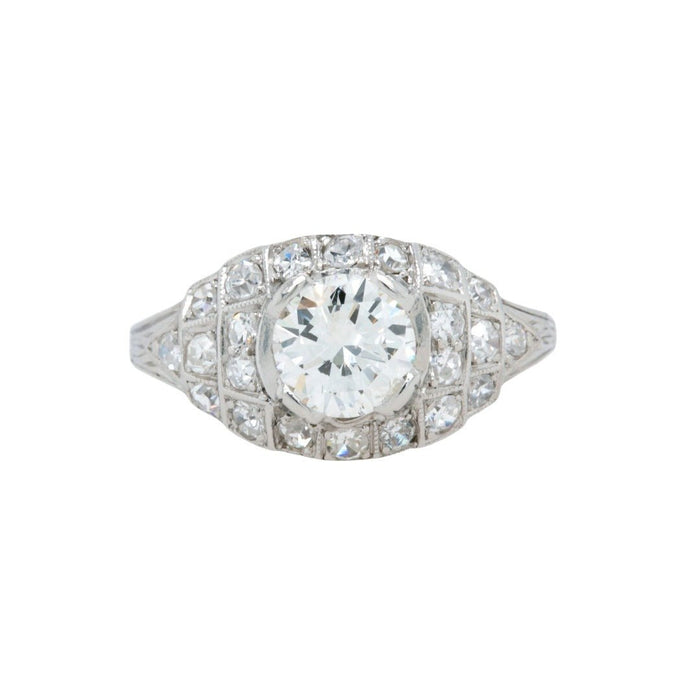 Dazzling Art Deco Diamond Vintage Engagement Ring | Fullam Hill