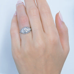 Dazzling Art Deco Diamond Vintage Engagement Ring | Fullam Hill