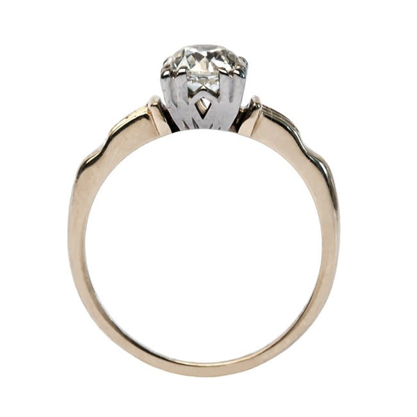 Gableton vintage gold and diamond engagement ring from Trumpet & Horn
