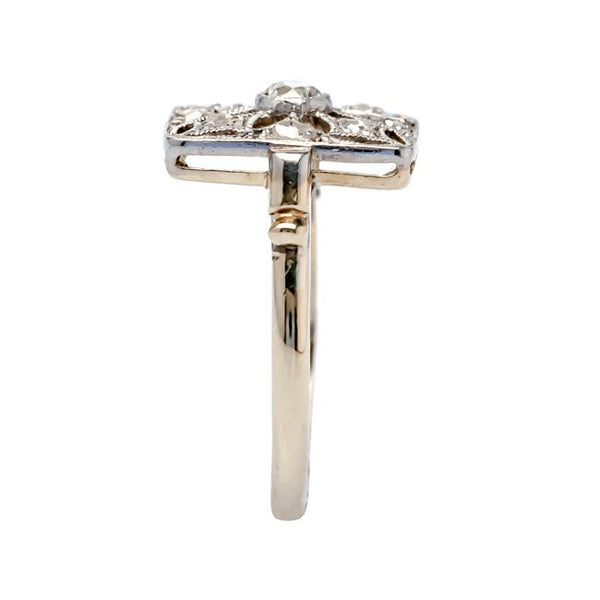 Galewood vintage Edwardian diamond ring from Trumpet & Horn