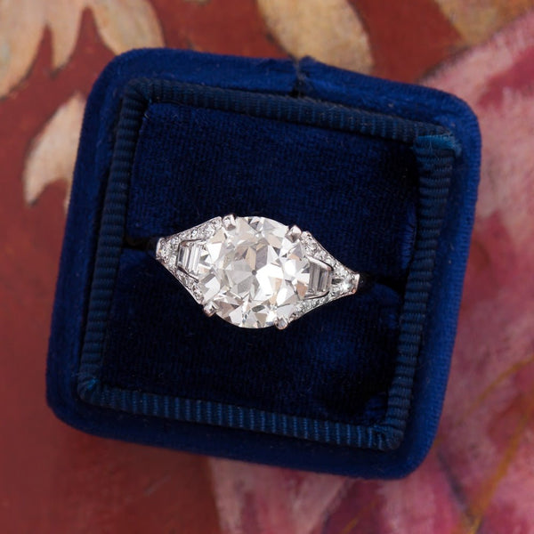 Extraordinary GIA Certified Platinum Diamond Ring | Geneva from Trumpet & Horn