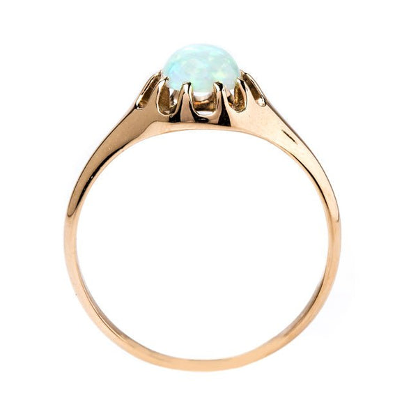 Perfect Solitaire Opal Engagement Ring | Glencoe from Trumpet & Horn