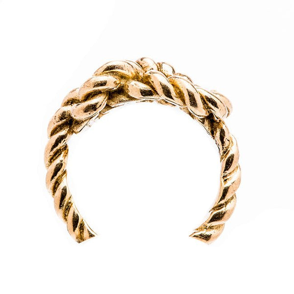 18K Gold Vintage Inspired Knot Ring