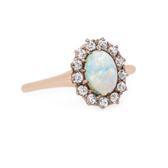 Sweet and Romantic Victorian Opal and Diamond Ring | Goldenrod from Trumpet & Horn