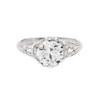 Glittering Platinum and Diamond Engagement Ring | Goodland