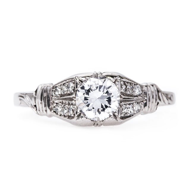 Vintage Engagement Ring | Art Deco Engagement Ring | Grafton from Trumpet & Horn