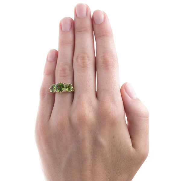 Vibrant Green Peridot Ring | Grand Isle from Trumpet & Horn
