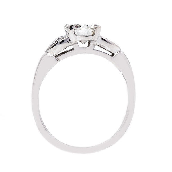 Beautifully Tapering Round Brilliant Cut Diamond Engagement Ring | Grandview from Trumpet & Horn