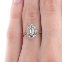 Vintage Art Deco Shield Shaped Engagement Ring | Gransmoor by Trumpet & Horn