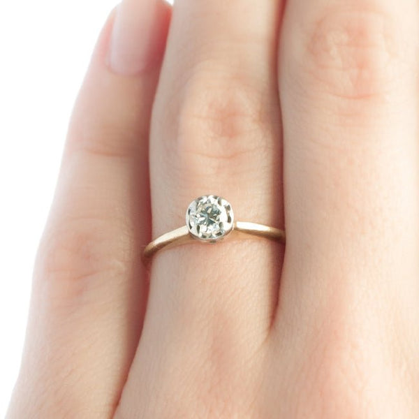 Greylands vintage solitaire diamond engagement ring from Trumpet & Horn