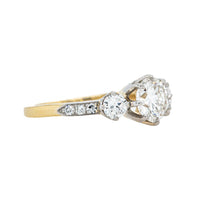 Dazzling Mixed Metal Three Stone Diamond Ring | Hammerscourt