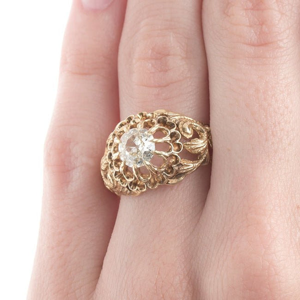 Victorian Era Old European Cut Yellow Gold Engagement Ring | Hancock from Trumpet & Horn