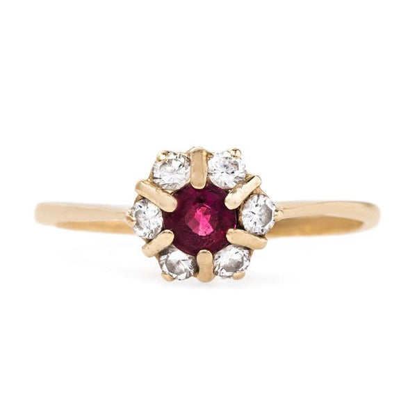 Sweet Ruby and Diamond Ring | Harkins from Trumpet & Horn