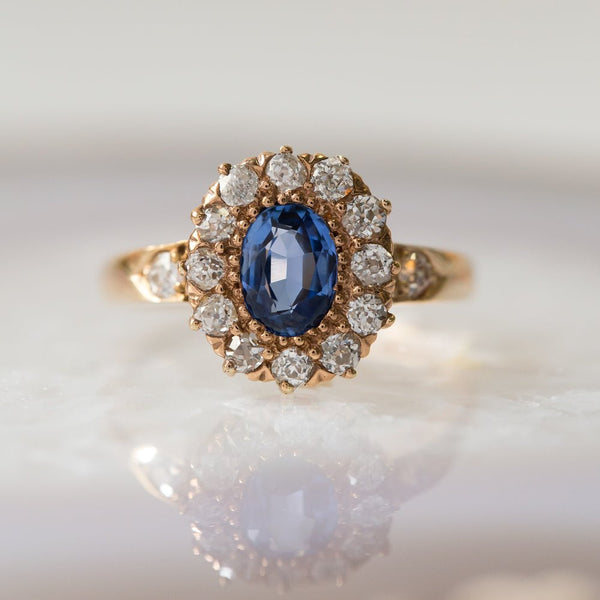 Dreamy Rose Gold and Sapphire Engagement Ring | Hartland from Trumpet & Horn