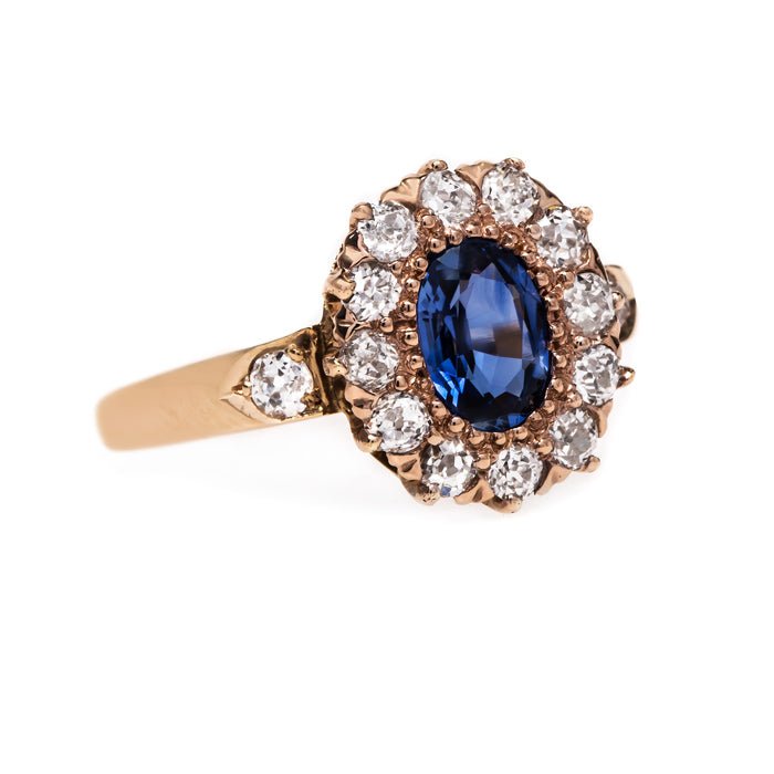 Dreamy Rose Gold and Sapphire Engagement Ring | Hartland from Trumpet & Horn