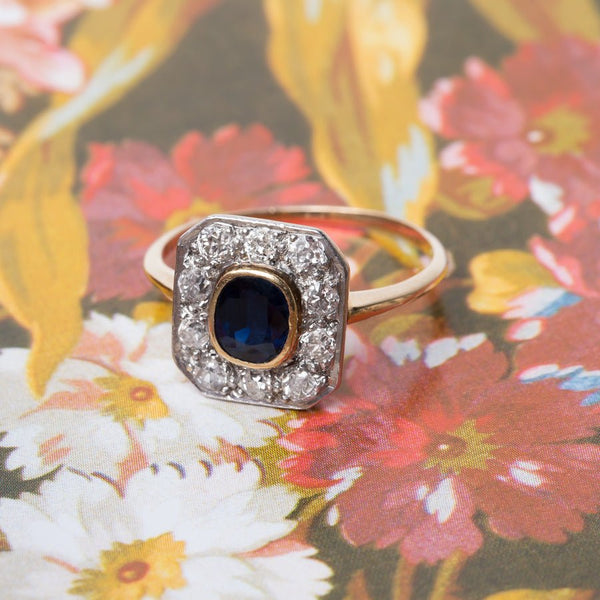 Glittering Sapphire and Diamond Ring | Holbrook from Trumpet & Horn