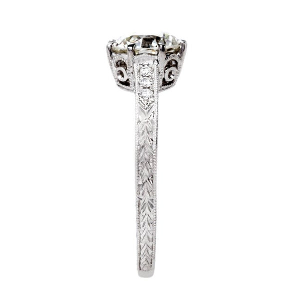 Glittering White Gold and Diamond Ring | Hydrangea from Trumpet & Horn