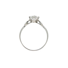 Classic Colorless Marquise Brilliant Diamond Ring from the Art Deco Era with Marquise Side Stones | Interlaken